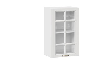 Навесной кухонный шкаф Лина 1В45С (Белый/Белый) в Артеме