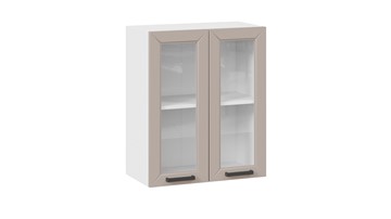 Навесной кухонный шкаф Лорас 1В6С (Белый/Холст латте) в Артеме