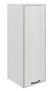 Кухонный шкаф Монако L400 Н900 (1 дв. гл.), белый/дуб белый матовый в Уссурийске