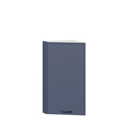 Кухонный шкаф окончание Индиго ЛД 298.690.000.118, Белый/Тёмно-синий во Владивостоке - изображение