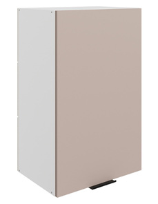 Навесной кухонный шкаф Стоун L450 Н720 (1 дв. гл.) (белый/грей софттач) во Владивостоке