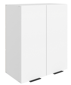 Навесной кухонный шкаф Стоун L600 Н720 (2 дв. гл.) (белый/джелато софттач) во Владивостоке - предосмотр