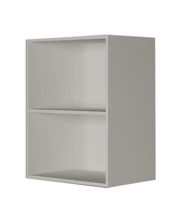 Настенный шкаф В7 60, Серый/Белый в Артеме - изображение 1