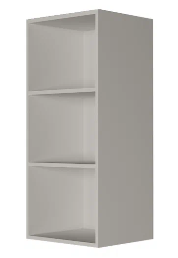 Настенный шкаф В9 45, Сатин/Белый в Артеме - изображение 1