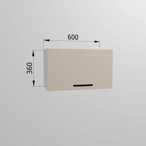 Кухонный шкаф ВГ 60, Сатин/Белый в Артеме - предосмотр 1