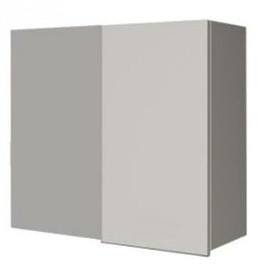 Шкаф кухонный ВУП 760 Белое гладкое Ламарти/Антрацит в Артеме - предосмотр