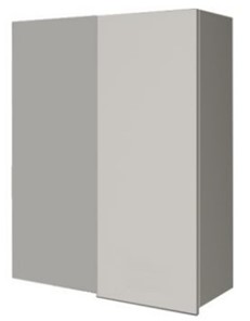 Навесной шкаф ВУП 960 Белое гладкое Ламарти/Антрацит в Артеме - предосмотр