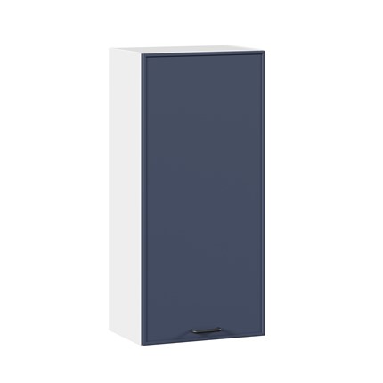 Кухонный шкаф высокий 450 Индиго ЛД 298.430.000.111, Белый/Тёмно-синий во Владивостоке - изображение