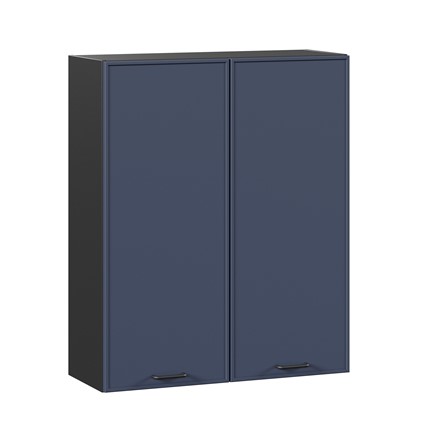 Навесной шкаф высокий 800 Индиго 298.460.000.155, Чёрный/Тёмно-синий в Артеме - изображение