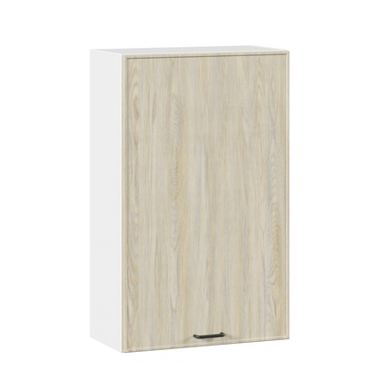 Навесной кухонный шкаф высокий 600 Индиго ЛД 298.450.000.028, Белый/Дуб Мадейра топаз во Владивостоке - изображение
