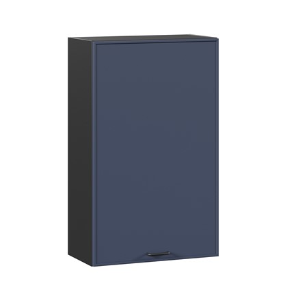 Шкаф кухонный высокий 600 Индиго ЛД 298.450.000.154, Чёрный/Тёмно-синий в Артеме - изображение