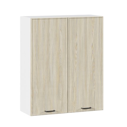 Навесной кухонный шкаф высокий 800 Индиго 298.460.000.029, Белый/Дуб Мадейра топаз во Владивостоке - изображение