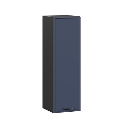 Кухонный шкаф высокий 300 Индиго ЛД 298.410.000.150, Чёрный/Тёмно-синий в Артеме - изображение
