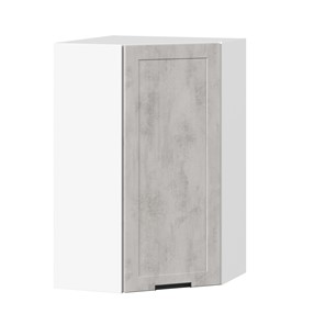 Угловой кухонный шкаф 600 высокий Джамис ЛД 296.620.000.033, Белый/Белый камень в Уссурийске