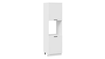 Кухонный шкаф-пенал под бытовую технику Лорас 1П6 (Белый/Холст белый) в Артеме