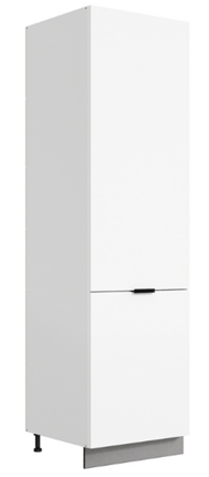 Шкаф-пенал Стоун 2 L600 (2 дв.гл.) (белый/джелато софттач) во Владивостоке - изображение