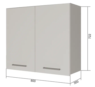 Сушильный шкаф для посуды ВС7 80, МДФ Графит/Антрацит в Уссурийске