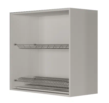 Сушильный шкаф на кухню ВС7 80, Сатин/Белый в Артеме - изображение 1