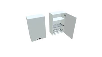 Сушильный шкаф на кухню ВС9 60, Белое гладкое Ламарти/Белый в Уссурийске