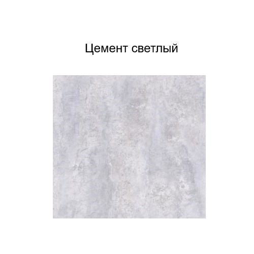 Шкаф кухонный со стеклом Модус, Ш500с/720, цемент светлый во Владивостоке - изображение 2