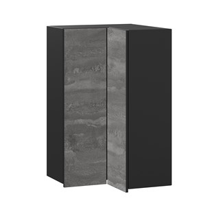 Угловой шкаф Паола  ЛД 590.570.000.085 600 (Черный/Камень железный) в Артеме