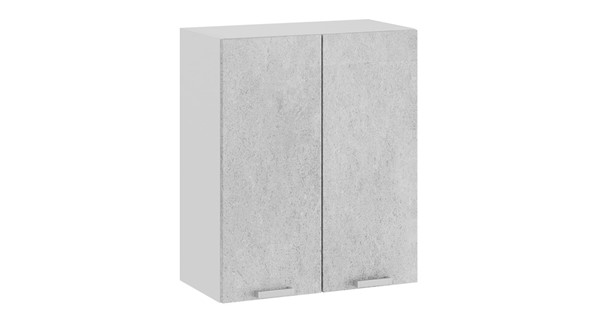 Настенный шкаф Гранита 1В6 (Белый/Бетон снежный) в Артеме - изображение