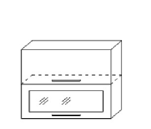 Шкаф на кухню Мыло, настенный с 2 откидными дверями 718*500*320, Ш2О 500 в Артеме