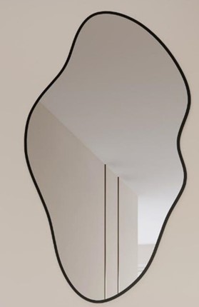 Круглое зеркало Абстракция с кантом в Артеме - изображение