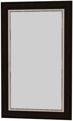 Настенное зеркало ЗП1, цвет Венге, 000026503 в Артеме - изображение