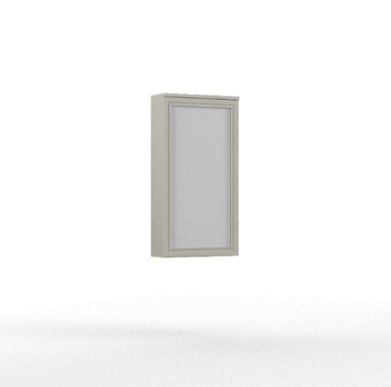 Шкаф навесной фасад зеркало, Bella (Б-ШН зр) в Артеме - изображение