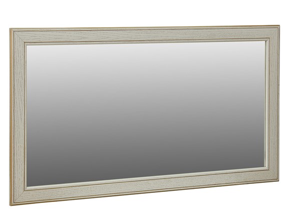 Зеркало настенное Васко В 61Н (Белый ясень/Золото) в Артеме - изображение