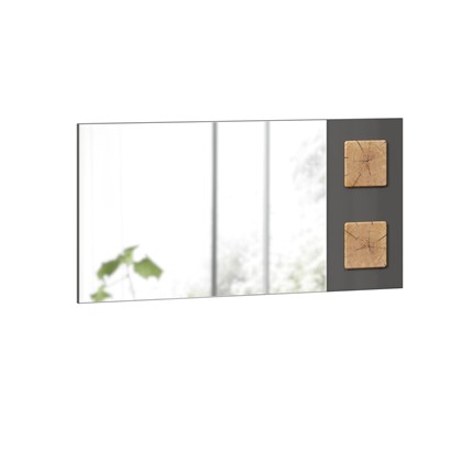 Зеркало горизонтальное Фиджи, 659420, антрацит в Артеме - изображение