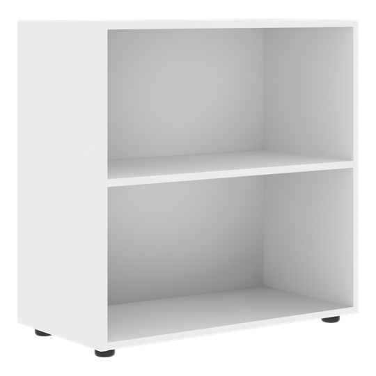 Низкий шкаф широкий с малыми дверцами FORTA Белый-Дуб Гамильтон FLC 80.1(Z) (798х404х801) в Артеме - изображение 1