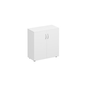 Шкаф для документов низкий закрытый Комфорт КФ, белый премиум (80x38x84 К.309 БП в Уссурийске