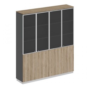 Шкаф для документов со стеклянными дверьми Speech Cube (180.2x40x203.4) СИ 315 ДС АР ДС/ХР в Уссурийске