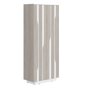 Шкаф гардероб LINE Дуб-серый-белый СФ-574401 (900х430х2100) в Уссурийске