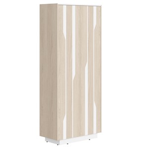 Шкаф для одежды LINE Дуб-светлый-белый СФ-574401 (900х430х2100) во Владивостоке