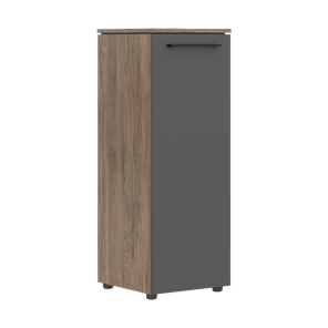 Средний шкаф колонна с глухой дверью MORRIS TREND Антрацит/Кария Пальмира MMC 42.1 (429х423х821) в Артеме