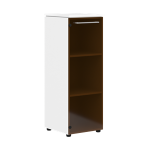 Шкаф колонна MORRIS Дуб Базель/Белый MMC 42 (429х423х1188) в Находке