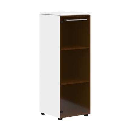 Шкаф колонна MORRIS Дуб Базель/Белый MMC 42 (429х423х1188) в Уссурийске - изображение