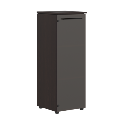 Шкаф средний MORRIS Дуб Базель/Венге Магия MMC 42.2 (429х423х1188) во Владивостоке - изображение