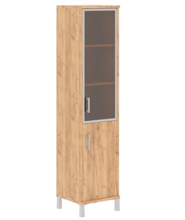 Шкаф Born В 431.4 R правый колонка комбинированная 475х450х2054 мм, Дуб Бофорд во Владивостоке - изображение
