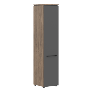 Колонна с  глухой дверью высокая MORRIS TREND Антрацит/Кария Пальмира MHC 42.1 (429х423х1956) в Находке