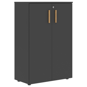 Шкаф с глухими средними дверьми FORTA Черный Графит  FMC 80.1(Z) (798х404х1197) в Уссурийске