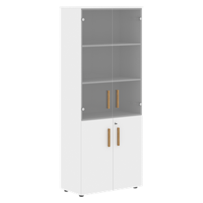 Шкаф комбинированный FORTA Белый FHC 80.2(Z) (798х404х1965) в Уссурийске