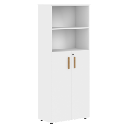 Шкаф с глухими средними дверьми FORTA Белый FHC 80.6(Z) (798х404х1965) во Владивостоке - изображение