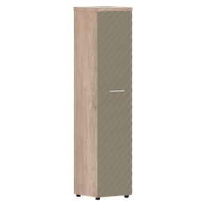 Шкаф-стеллаж TORR LUX TLHC 42.1 колонка с глухой дверью и топом 435х452х1958 Дуб Каньон/ Капучино во Владивостоке