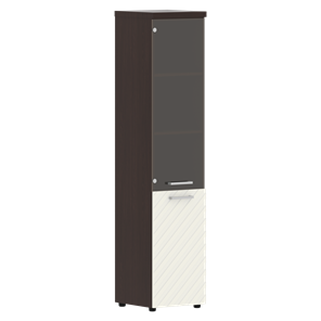 Шкаф TORR LUX TLHC 42.2 L колонка комбинированная с топом 435х452х1958 Венге/ Латте в Находке