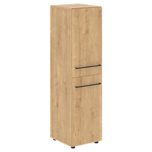Шкаф узкий средний с глухими дверьми LOFTIS Дуб Бофорд LMC LMC 40.4 (400х430х1517) в Уссурийске