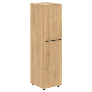 Шкаф узкий средний с глухой дверью LOFTIS Дуб Бофорд LMC 40.1 (400х430х1517) в Артеме